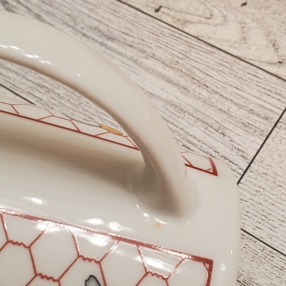 Vintage Takahashi Chicken /Bunnies Farm Kitchen Porcelain Mug Set of 2. - Picture 12 of 12